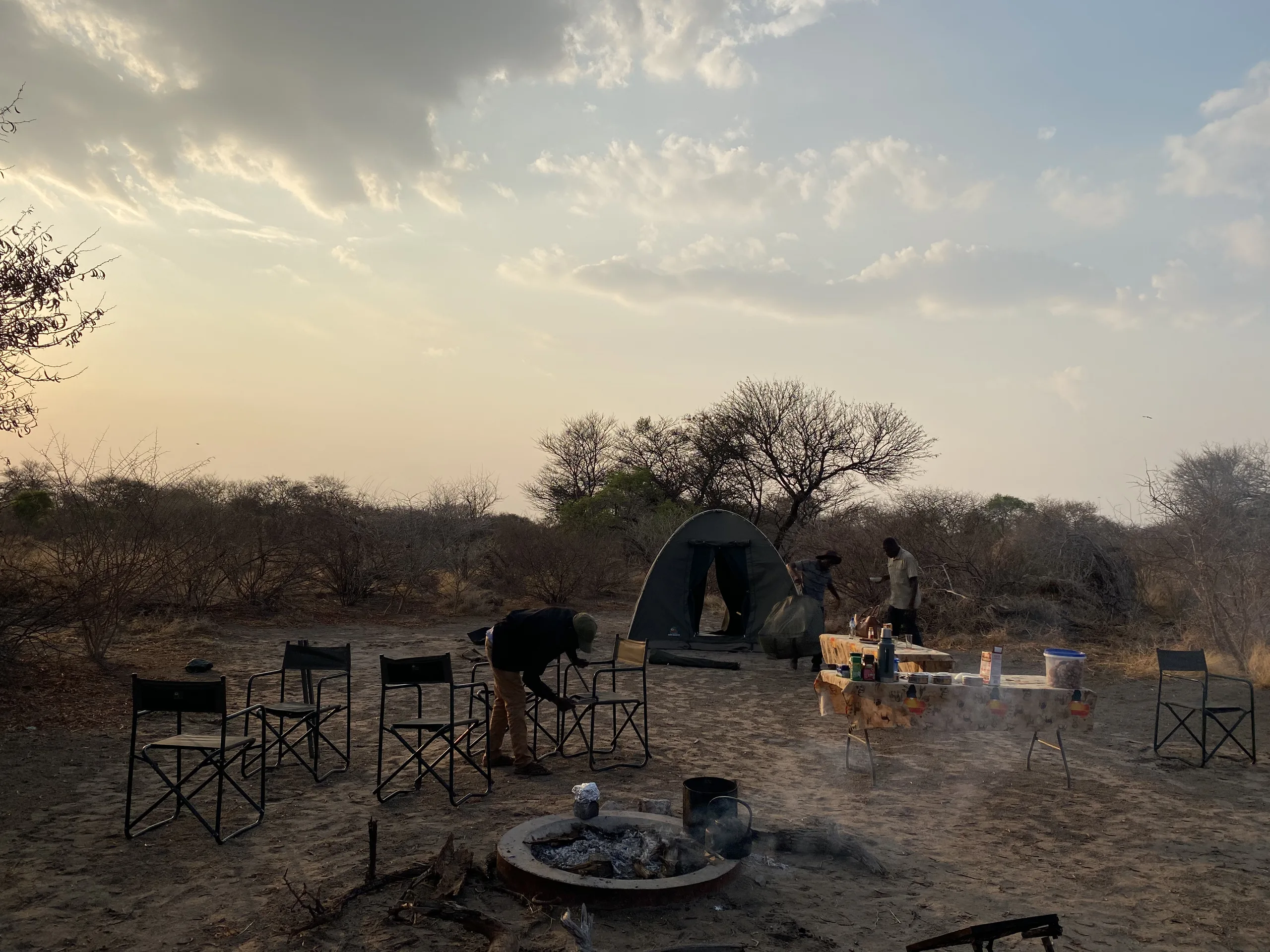 Bush Camping Botswana by Sagan Cowne